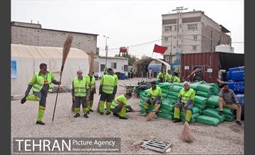 خدمات رسانی نیرو های خادم الحسین (ع) در کربلا 34