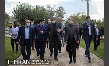 بازدید شهردار تهران از پروژه کانال شماره یک بزرگراه آزادگان 15