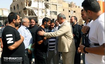 حضور شهردار تهران در کربلای معلی در روز عرفه