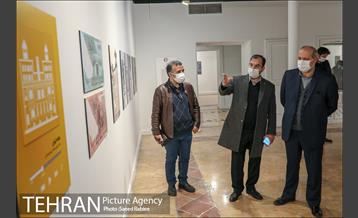 بازدید مدیران شهری و اعضای شورای شهر تهران از نمایشگاه تهران از منظر هنرمندان-3 6
