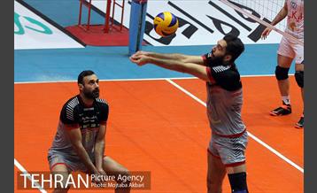 دیدار تیم های والیبال بانک سرمایه و پیکان تهران