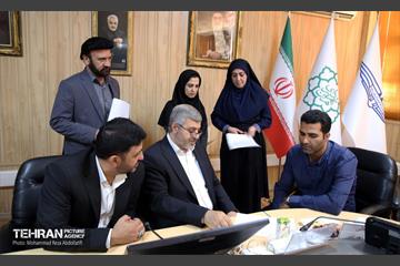 بازدید مدیرکل سرمایه انسانی از شرکت واحد اتوبوسرانی 13