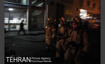 آتش سوزی در ساختمان برق حرارتی 38