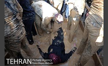 آیین گِل ‌مالی ‌لرستانیهای مقیم پایتخت 7