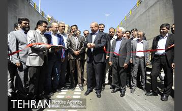 آیین افتتاح زیرگذر و تونل شهید ضربعلی زاده با حضور شهردار تهران 4