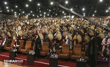 آیین اختتامیه هشتمین جشنواره بین المللی تکنوازان ساز دف 14