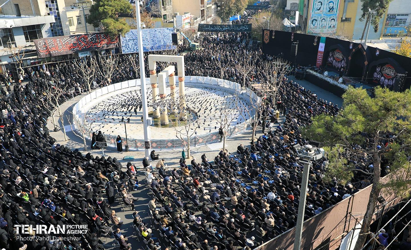 عزاداری شهادت حضرت فاطمه(س) در منطقه 17 11