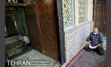 مراسم دعای عرفه در امامزاده زید(ع) بازار 29