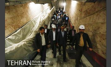 بازدید سرپرست شهرداری تهران از خط 6 مترو تهران 22