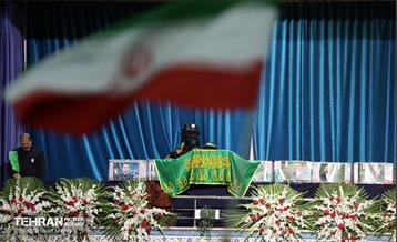 مراسم وداع با پیکر شهیدان خدمت - ۱ 10