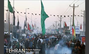 زائران اربعین حسینی در مرز شلمچه 14