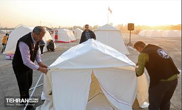 مانور تمرین اسکان اضطراری کلانشهر تهران 68