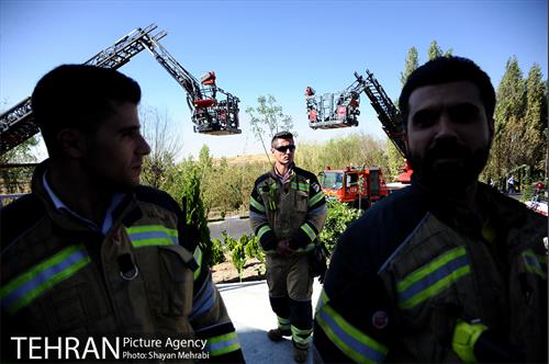افتتاح ایستگاه 110 آتشنشانی با حضور شهردار تهران 20
