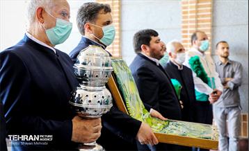 حضور خادمان امام رضا(ع) در بهشت حضرت زهرا(س) 22