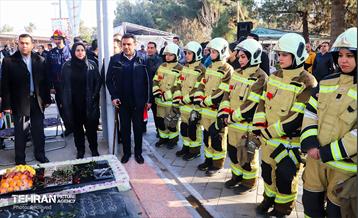 ششمین سالگرد حادثه پلاسکو در بهشت زهرا(س) 10