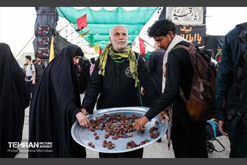 پیاده‌روی زائرین اربعین حسینی در مسیر نجف به کربلا 35