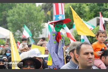 پردیس های فرهنگی شهرداری تهران در مسیر راهپیمایی روز قدس 1
