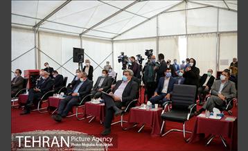 مراسم آغاز عملیات احداث پایانه متروی آزادگان 11