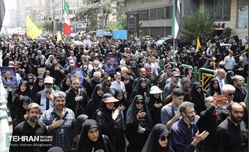 تشییع پیکر شهید اسماعیل هنیه در تهران - 2 7