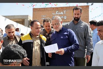 آیین تست گرم مسیر پایانی خط ۷ مترو تهران و بهره‌برداری از ورودی دوم ایستگاه آهنگ 3