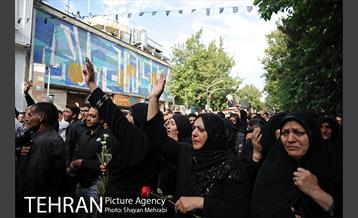 مراسم تشییع پیکر شهید آتش نشان علی قانع 17