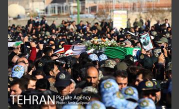 مراسم تشییع شهدای حادثه سقوط هواپیما  24