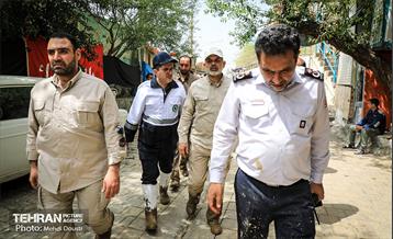 آغاز عملیات ساماندهی منطقه امامزاده داوود(ع) پس از سیلاب 9