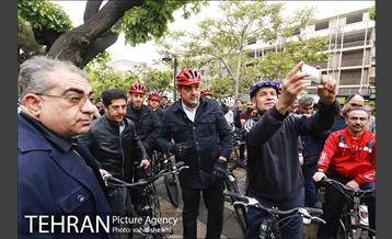 پویش سه شنبه های بدون خودرو با حضور شهردار تهران 9