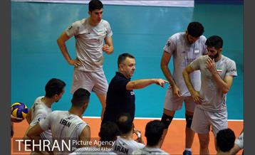 تمرین تیم ملی والیبال