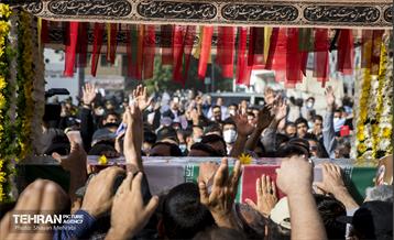 مراسم تشییع پیکر شهید صیاد خدایی 1