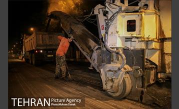 توزیع 5 هزار تن آسفالت در معابر منطقه دوازده 6