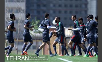 تمرین تیم ملی فوتبال‎ برای بازی مقابل عمان 7