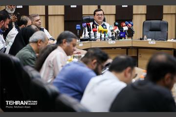 نشست خبری رئیس سازمان پیشگیری و مدیریت بحران شهر تهران 19