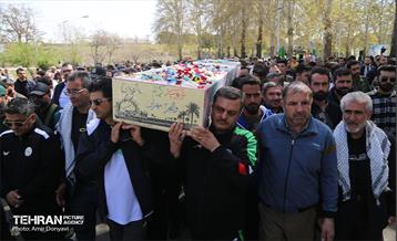 تشییع پیکر پاک و مطهر شهید گمنام در فدراسیون تیراندازی 19