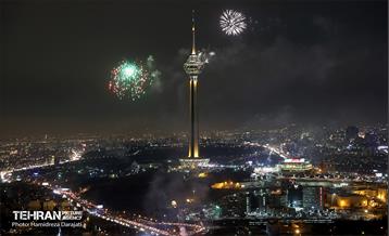 نور افشانی پایتخت از فراز برج میلاد  23