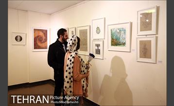 نمایشگاه گروهی نقاشی خط دو رکعت گریستن در آستین آسمان 7