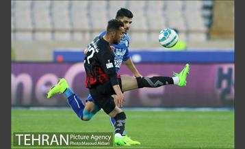 دیدار تیم های فوتبال استقلال تهران و سیاه جامگان