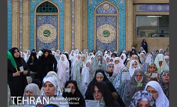 اقامه نماز عید فطر امامزاده صالح 15