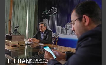 ویدئوکنفرانس شهردار تهران با شهرداران آتن و بوسنی 17