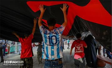 اهتزاز اَبَر پرچم متبرک ابا عبدالله حسین(ع) 20