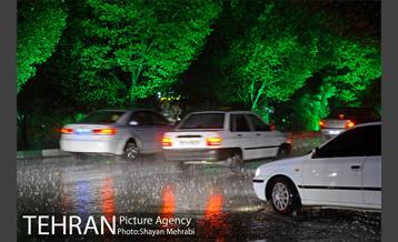 بارش شدید باران و تگرگ در تهران 3