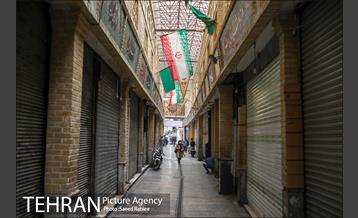 تعطیلی کسبه بازار تجریش 9