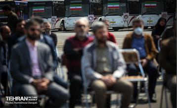 رونمایی از ۴۰ دستگاه اتوبوس شرکت واحد11