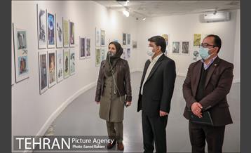 بازدید مدیران شهری و اعضای شورای شهر تهران از نمایشگاه تهران از منظر هنرمندان-2 4