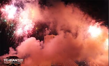 نورافشانی جشن پیروزی انقلاب اسلامی در میدان آزادی 20