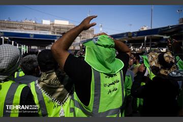 دسته عزاداری پاکبانان شهر تهران در کربلا 13