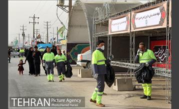 زائران اربعین حسینی در مرز شلمچه 27