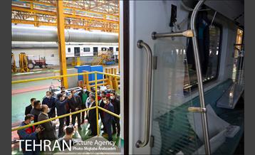 بازدید از اولین قطار ملی مترو 8