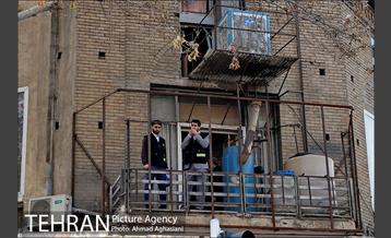 جهاد مدیران شهر تهران در میدان پلاسکو 1