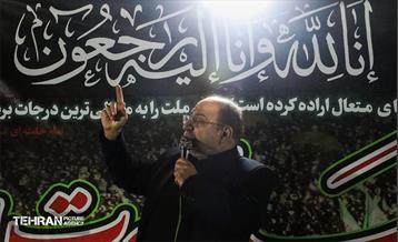 عزاداری هفتمین شب شهادت رهبر انقلاب در میدان دوم نازی آباد 10